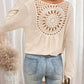 Mia Knitted Mandala Back Top