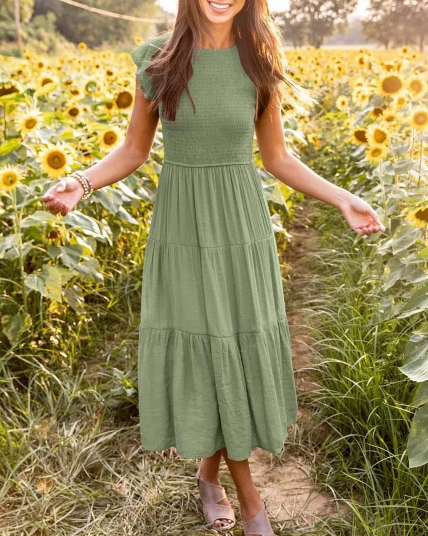 LIANA - COMFORT AUTUMN MAXI DRESS