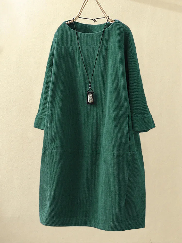 Elesa - Corduroy Dress