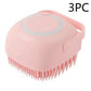 Silicone Dog Bath Massage Gloves Brush Pet Cat Bathroom Cleaning Tool Comb Brush For Dog Can Pour Shampoo Dog Grooming Supplies