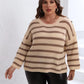 ESTELA - STRIPPED DROP SWEATER