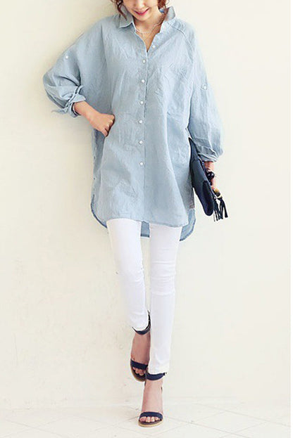 Kate | Oversized Linen Shirt