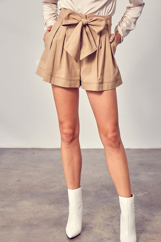 SKYE FRONT TIE SHORTS