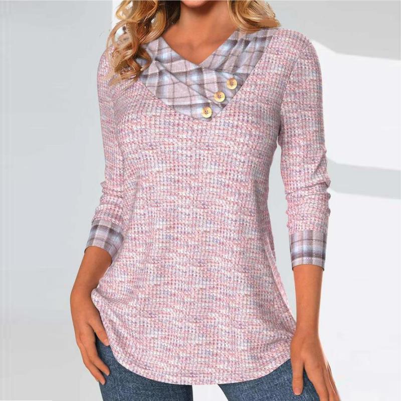 Casual Patchwork Blouse