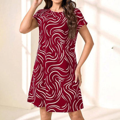 Fashionable Printed Dress