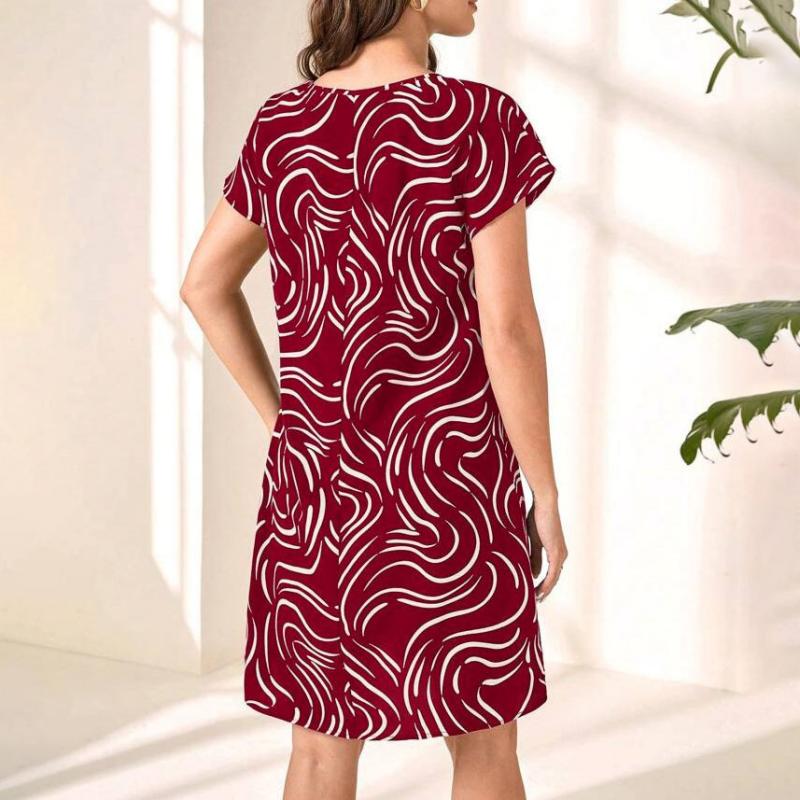 Fashionable Printed Dress