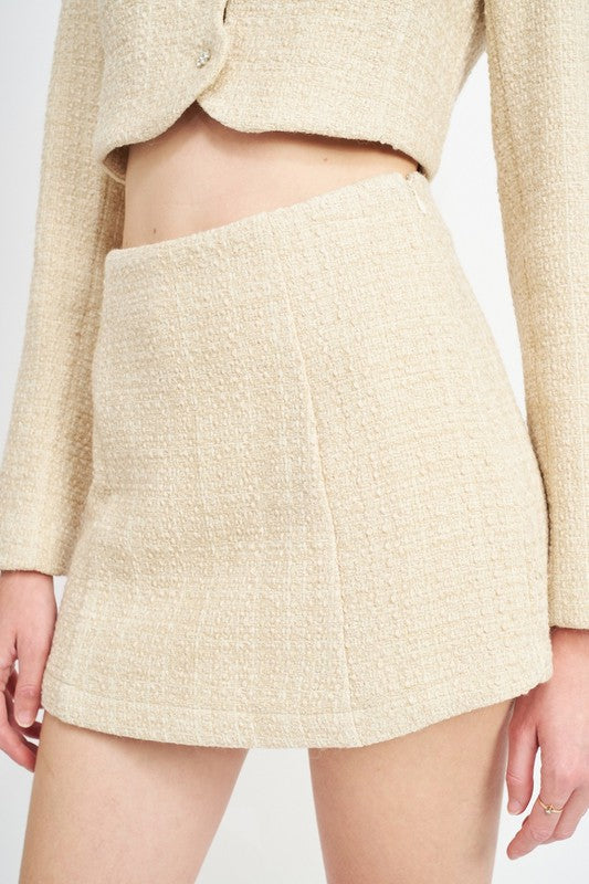 JORDAN HIGH WAIST WRAPPED SKORT