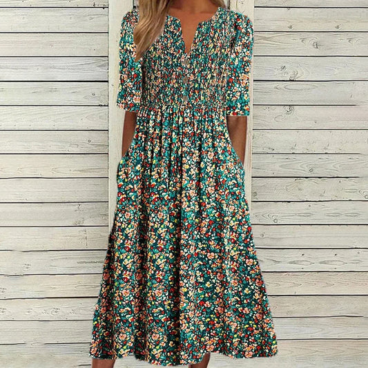 Vintage Floral Dress