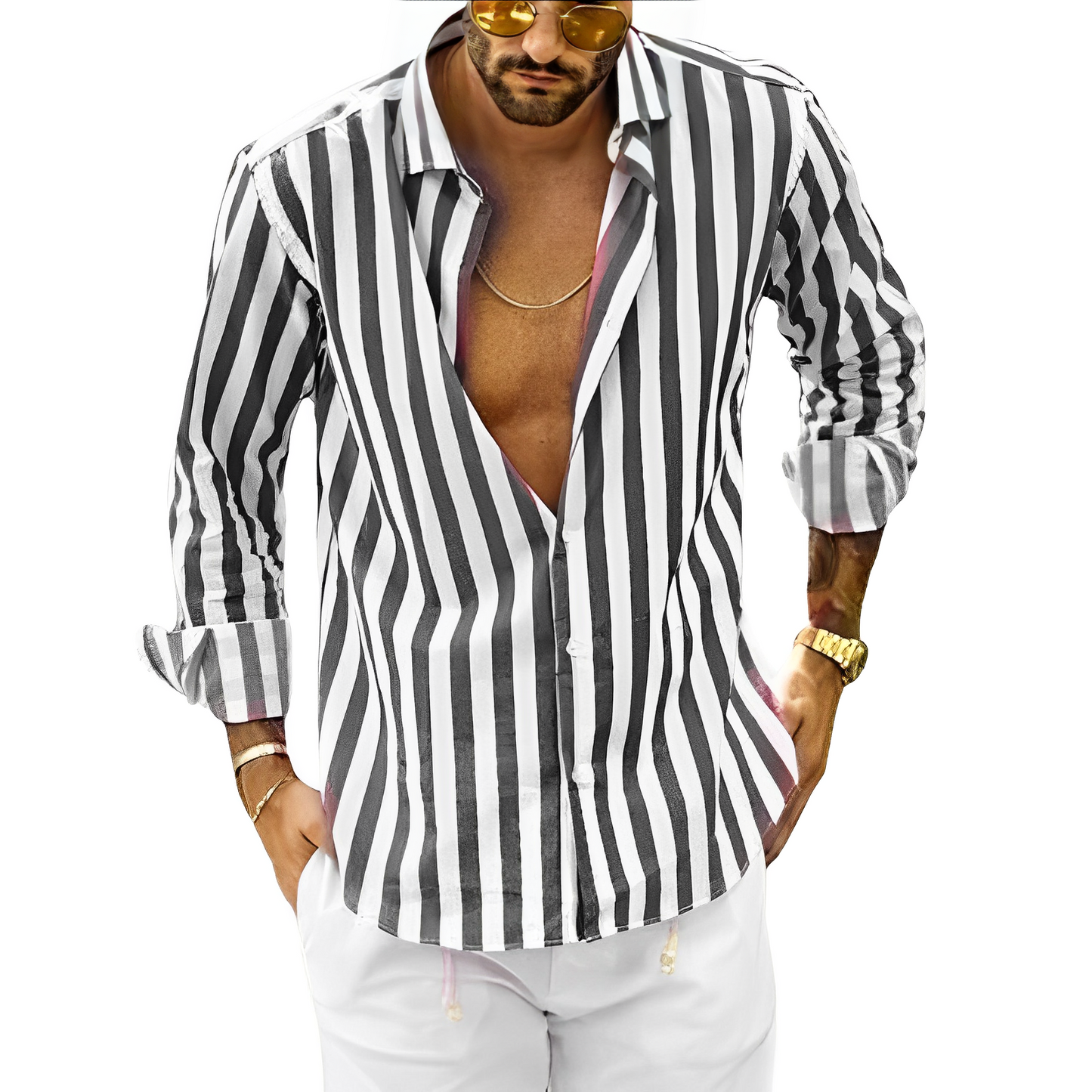 Martin | Striped Men's Summer Blouse