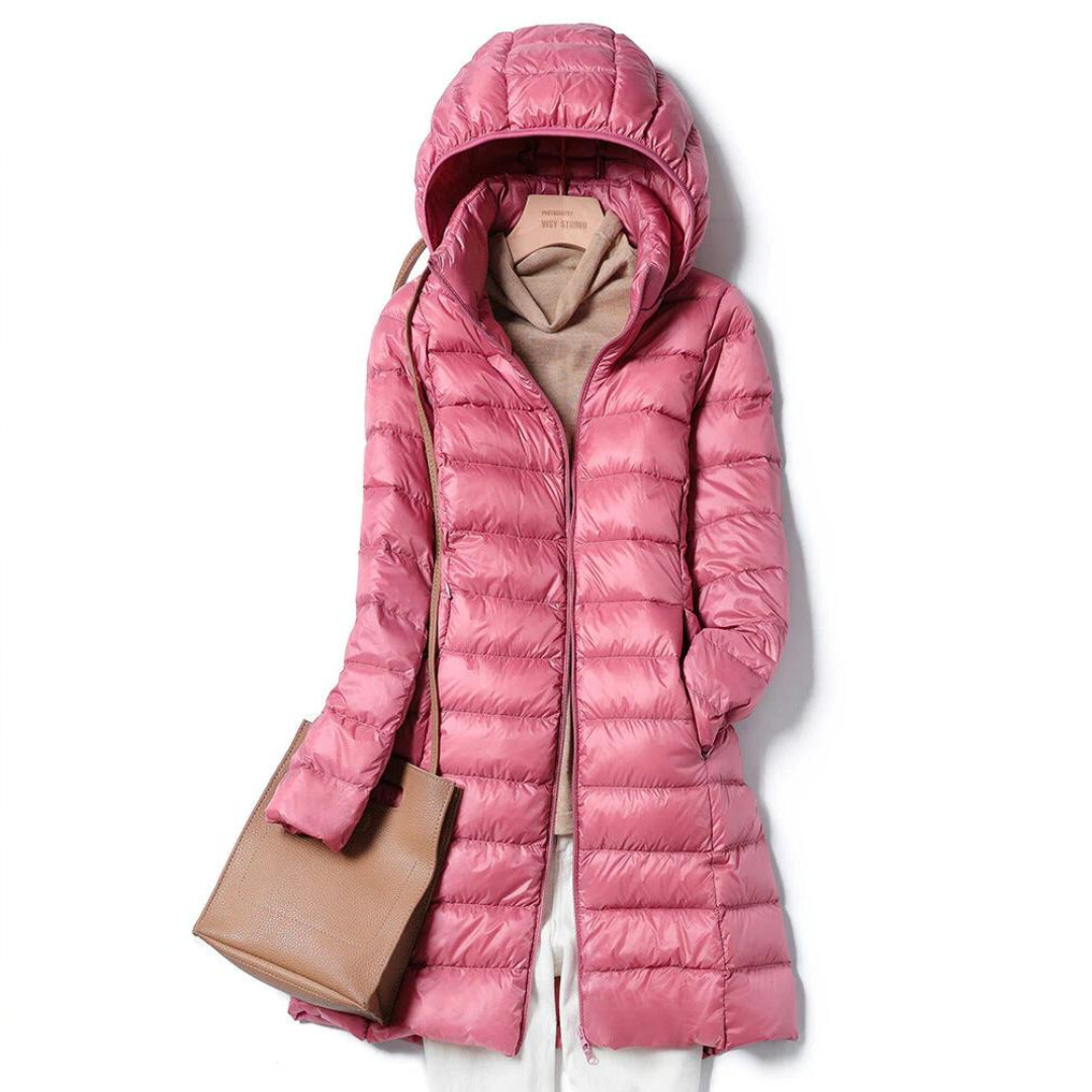 Claire - Long Ultralight Puff Down Jacket