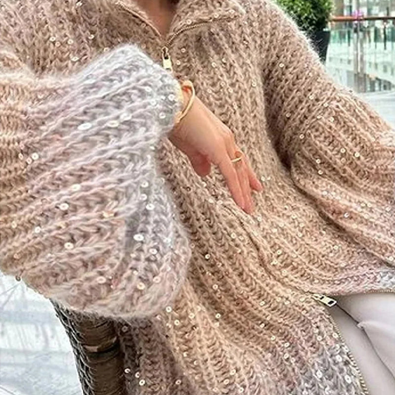 Fashionable Casual Knitted Cardigan