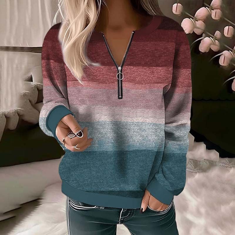 Casual Gradient Sweatshirt