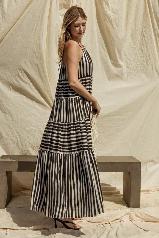 COVE STRIPE MAXI DRESS