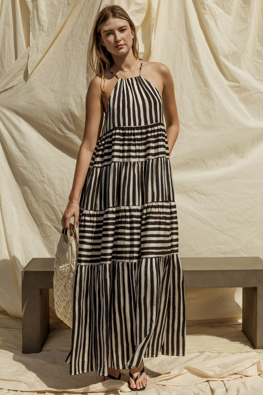 COVE STRIPE MAXI DRESS