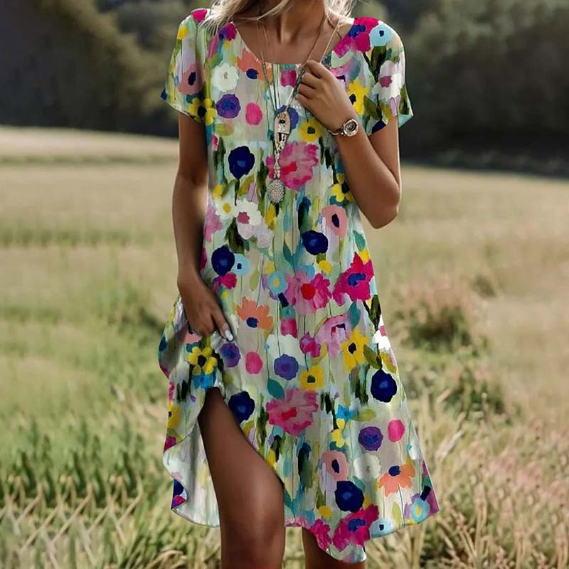 Juilia | Vibrant Bloom Dress