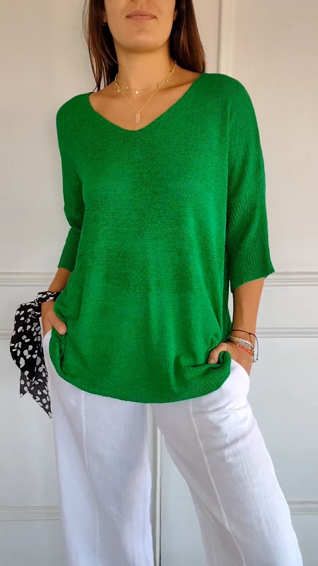 BARBARA PLAIN KNIT TOP