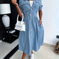 GIANA - TRENDY DENIM DRESS