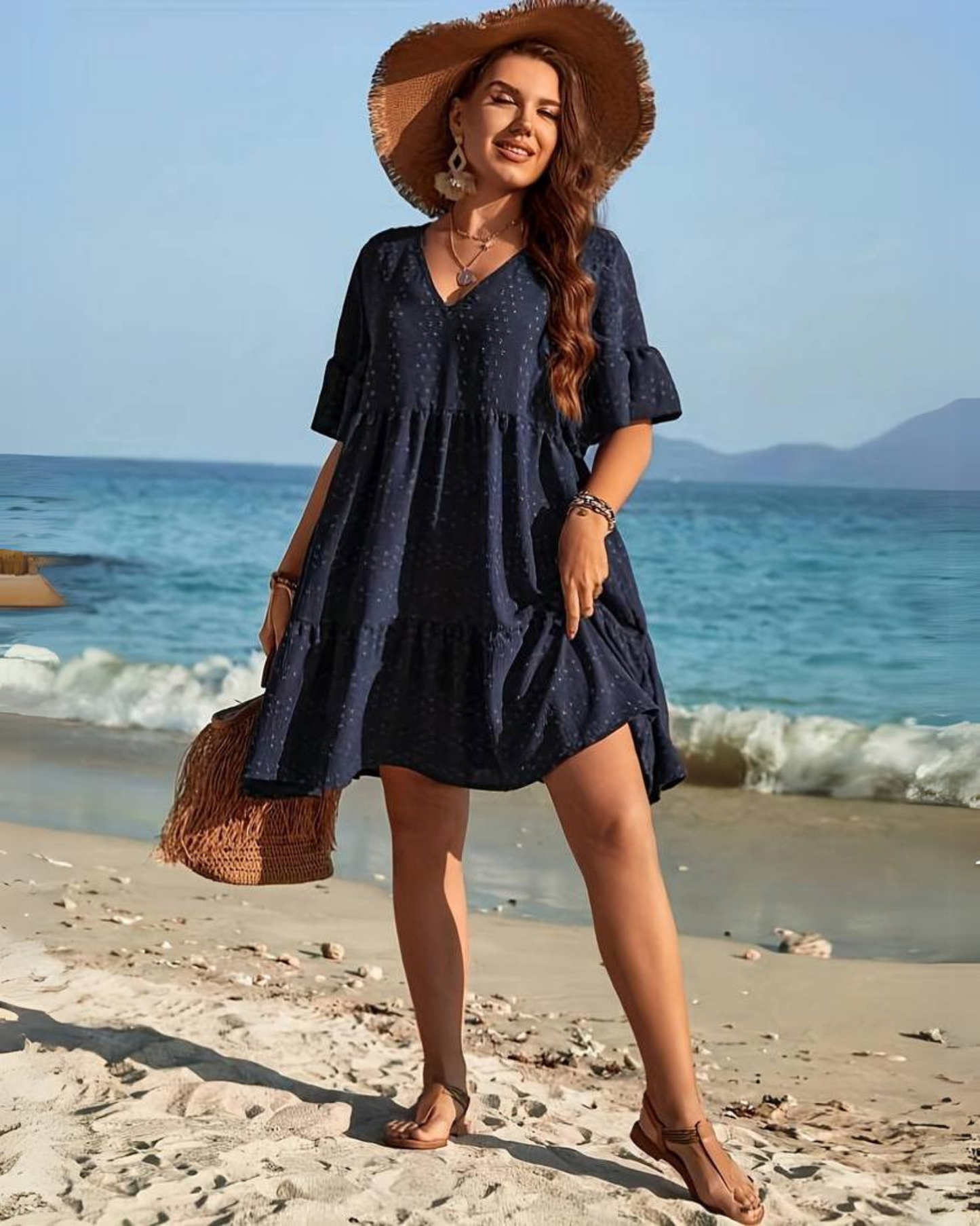 ALINA - BEACH COVER UP DRESS