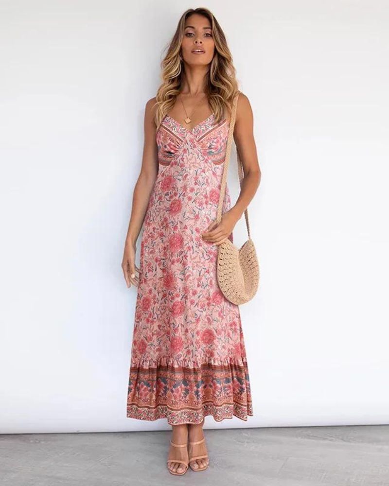 SERIME - Boho Inspired Floral Dress