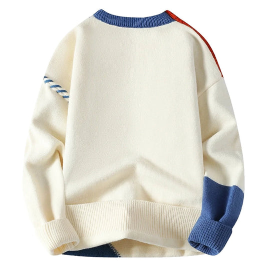 Sandro™ - Cozy Patchwork Sweater