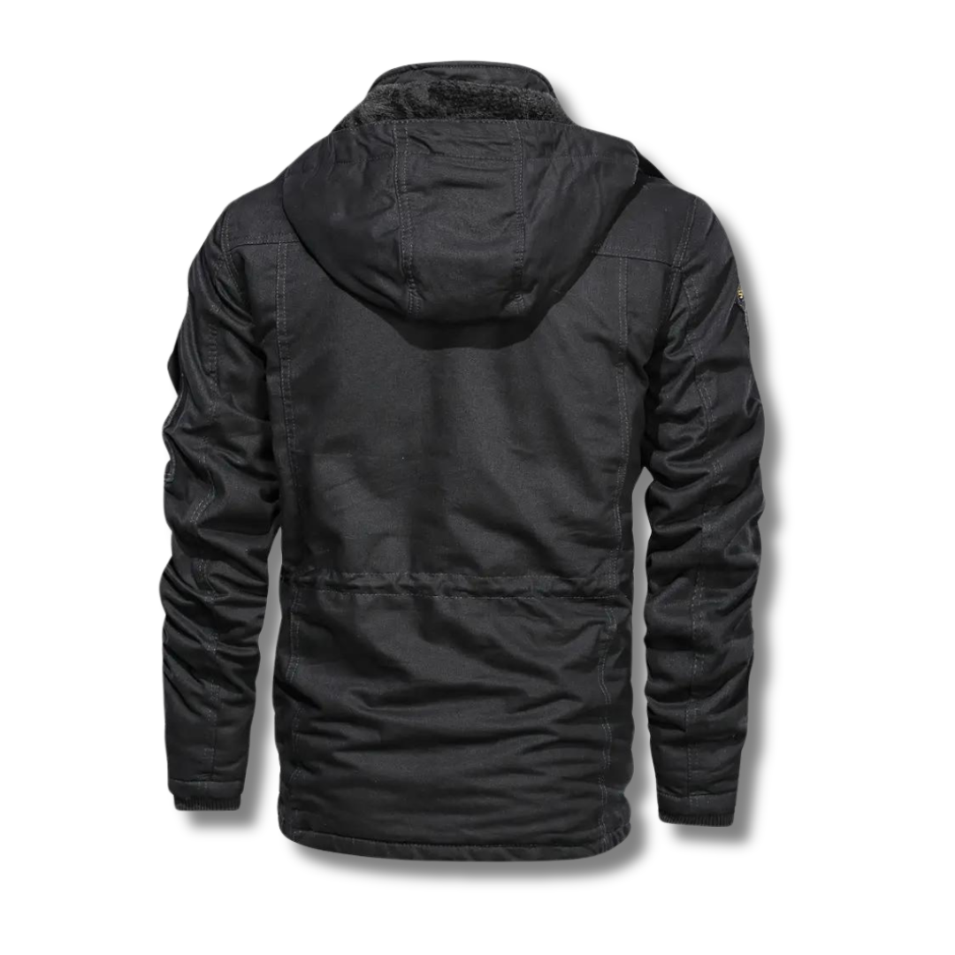 Talon - Warm Fleece Hooded Cargo Jacket