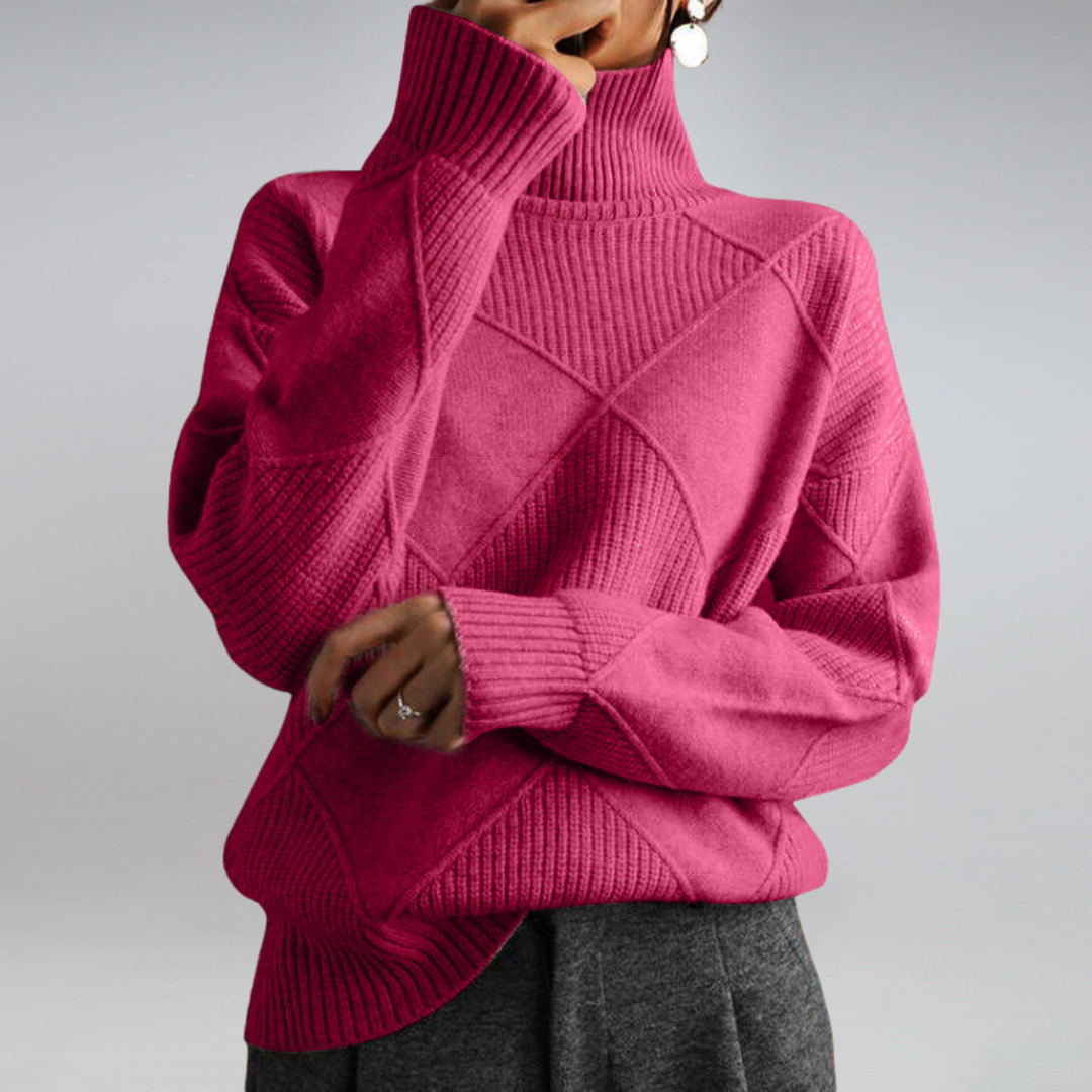 ROXANDA CASHMERE TURTLENECK SWEATER