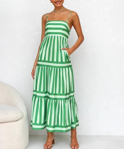 Loraine | Stripped Maxi Dress