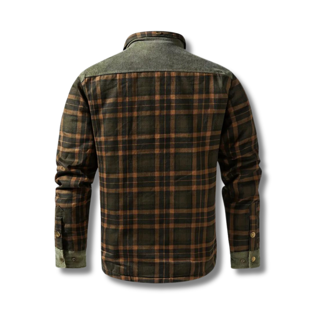 Lorenzo - Retro Plaid Fleece Coat