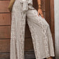 CARSON WIDE LEG TIE PANTS