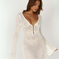 GIRA - KNITTED WHITE DRESS