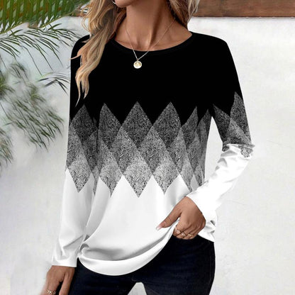 Casual Geometric Print T-Shirt