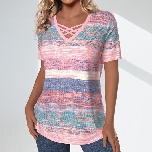 Casual Gradient Blouse