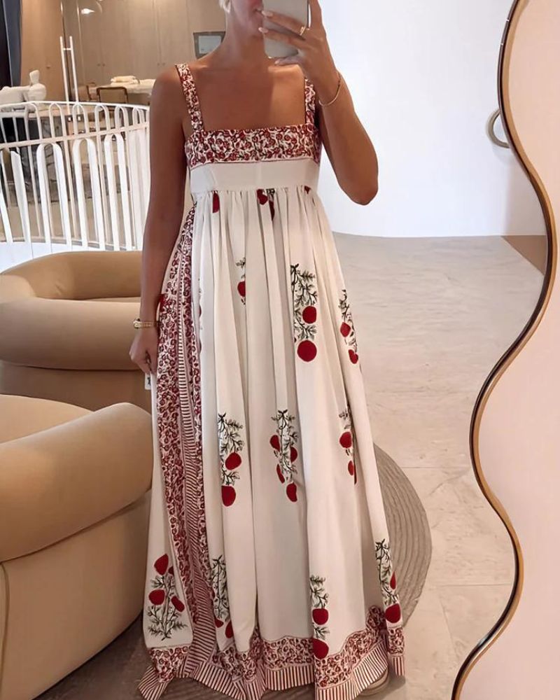 TULUM - FLORAL SWING MAXI DRESS