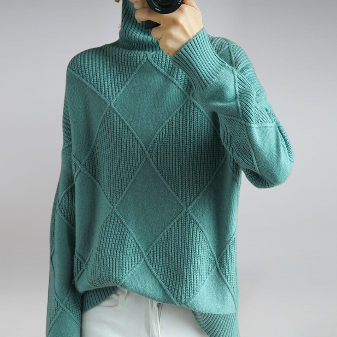 ROXANDA CASHMERE TURTLENECK SWEATER