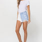 ALEXA HIGH WAIST COLOR BLOCKING SHORTS