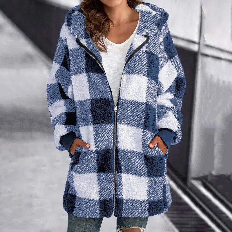 Casual Plaid Coat