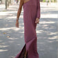 LUNA - SIDE TO SIDE ONE SHOULDER STATEMENT MAXI DRESS