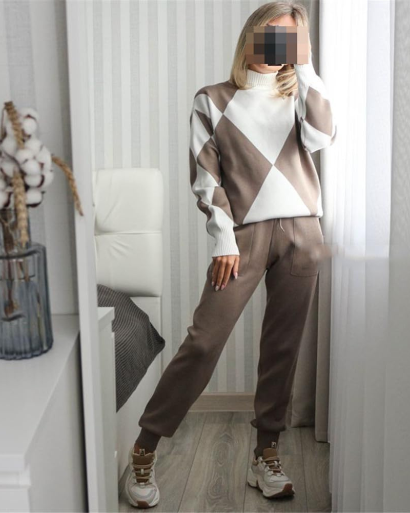 MANDI - ELEGANT SET WITH SOFT SWEATER + LONG PANTS