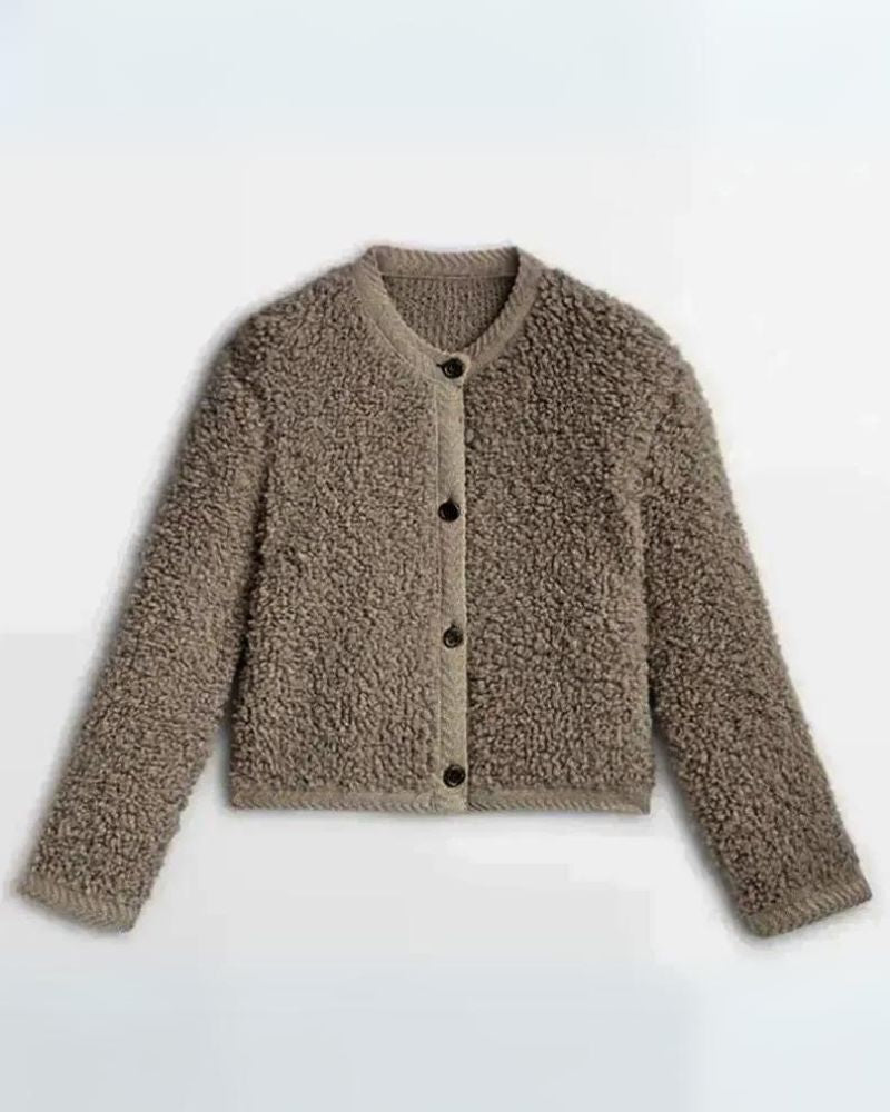 ALORA - French style Teddy Cardigan