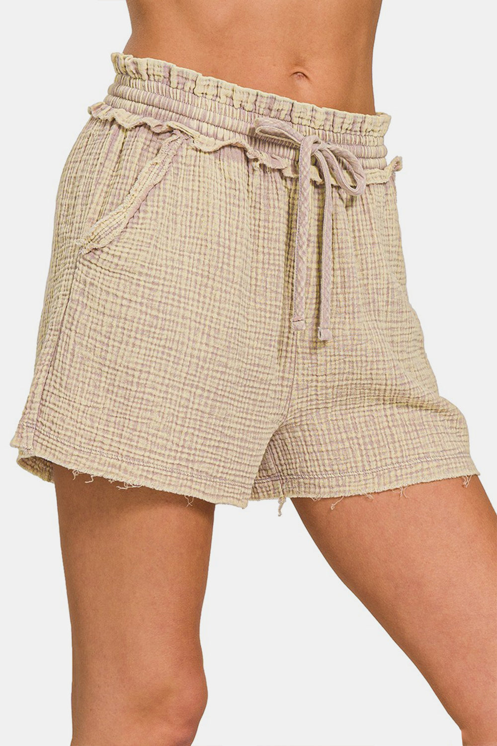 BOHO FRAYED HEM SHORTS