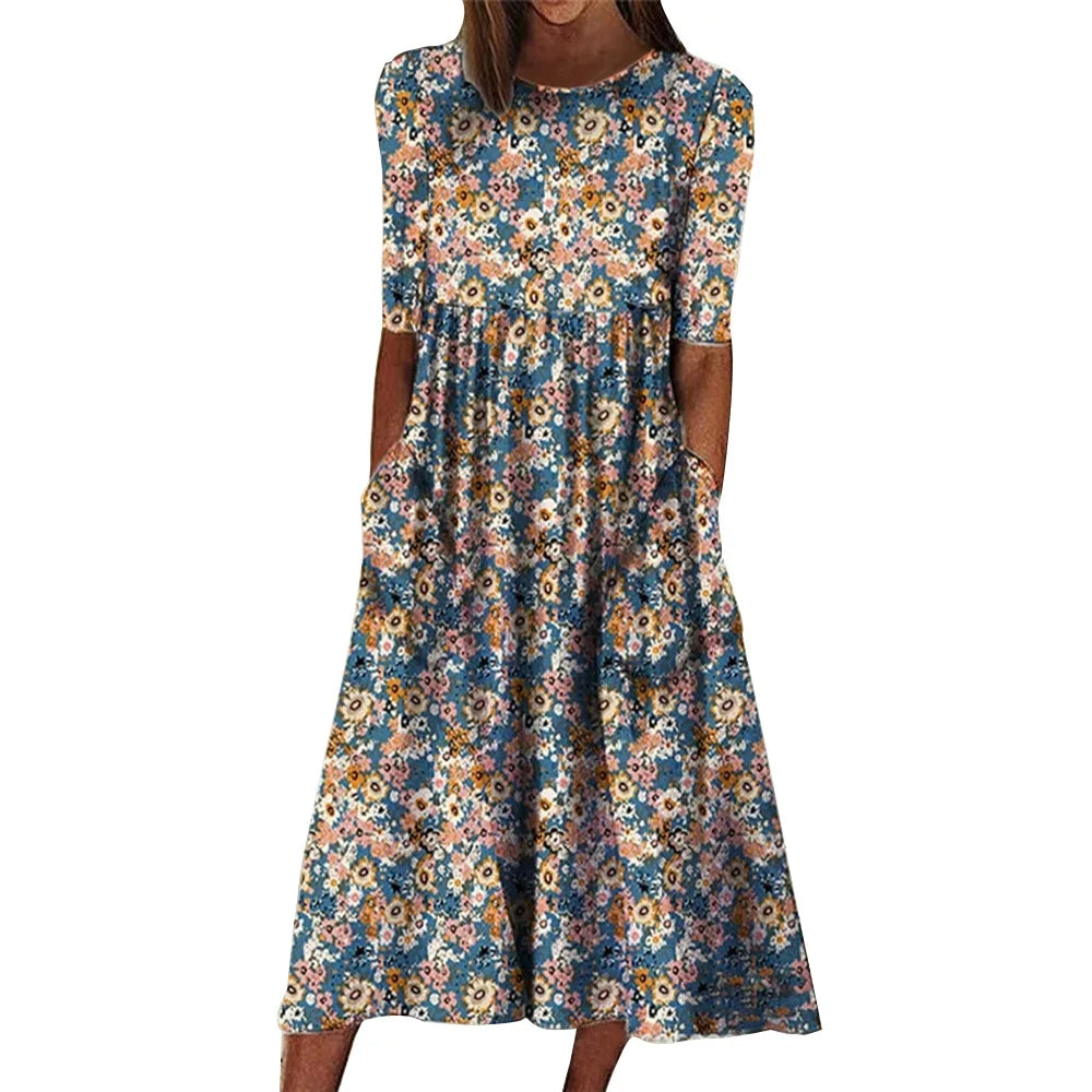 Astrid - Beautiful Sunflower Dress