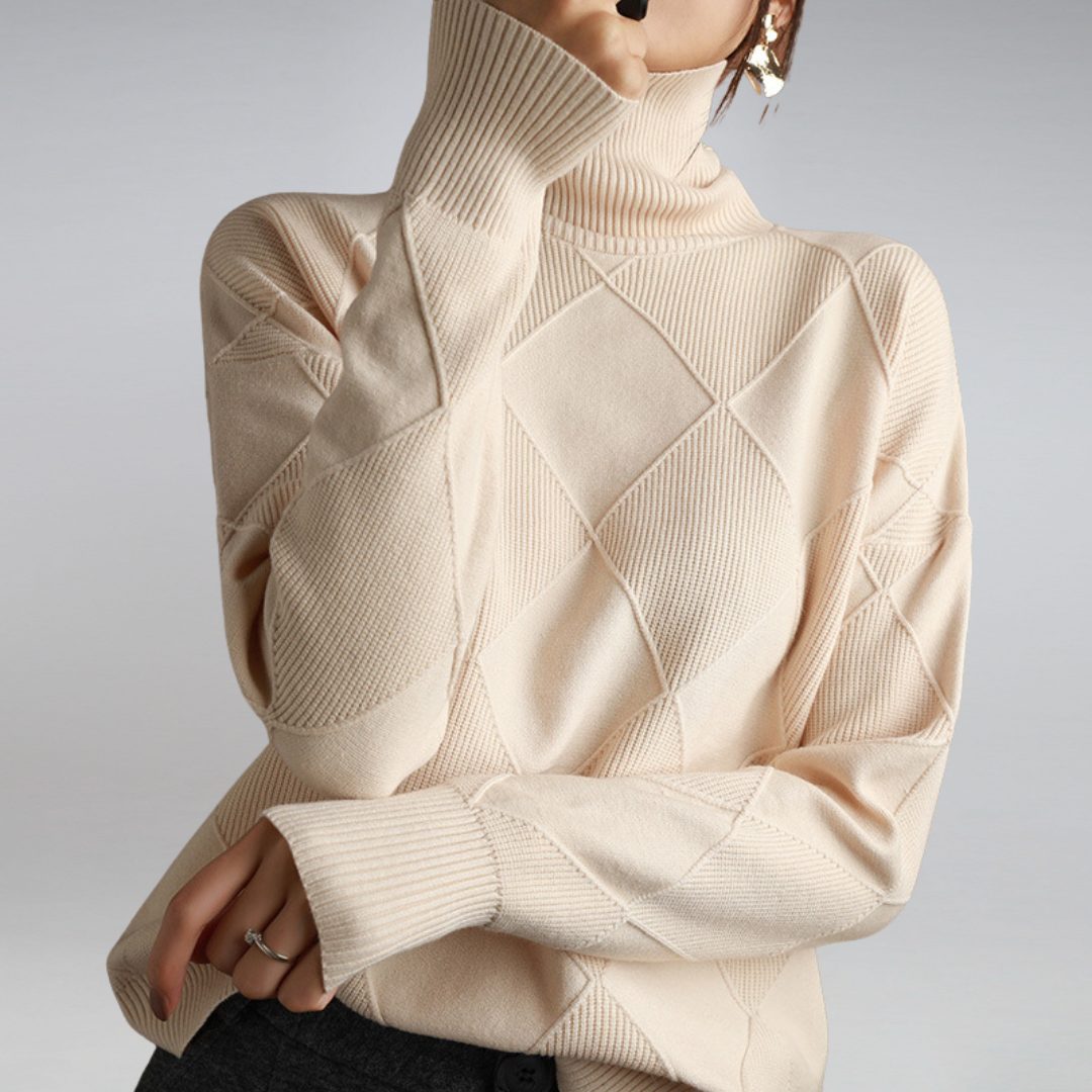 ROXANDA CASHMERE TURTLENECK SWEATER