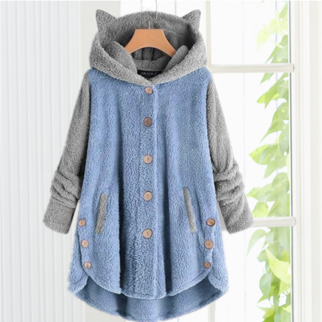 Cat Ears Hooded Coat