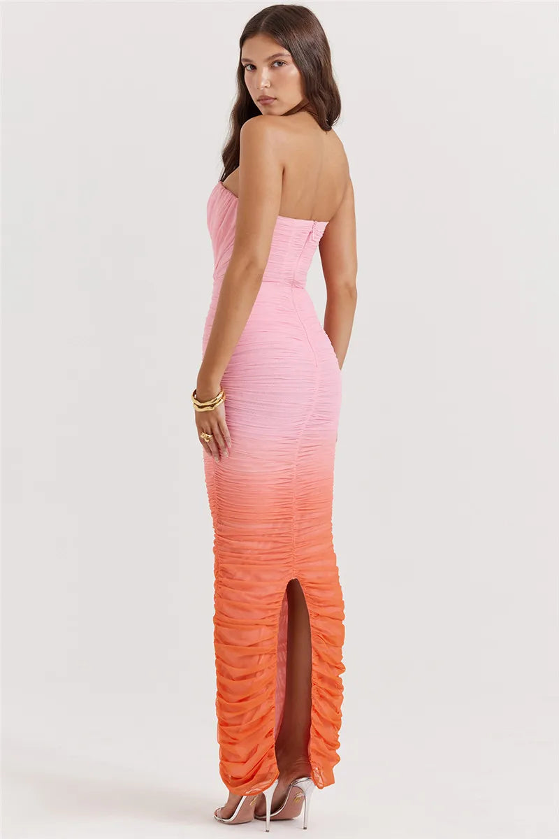 Kayla Ombre Long Dress