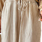 LINDLEY POCKETED STRIPE WIDE LEG PANTS