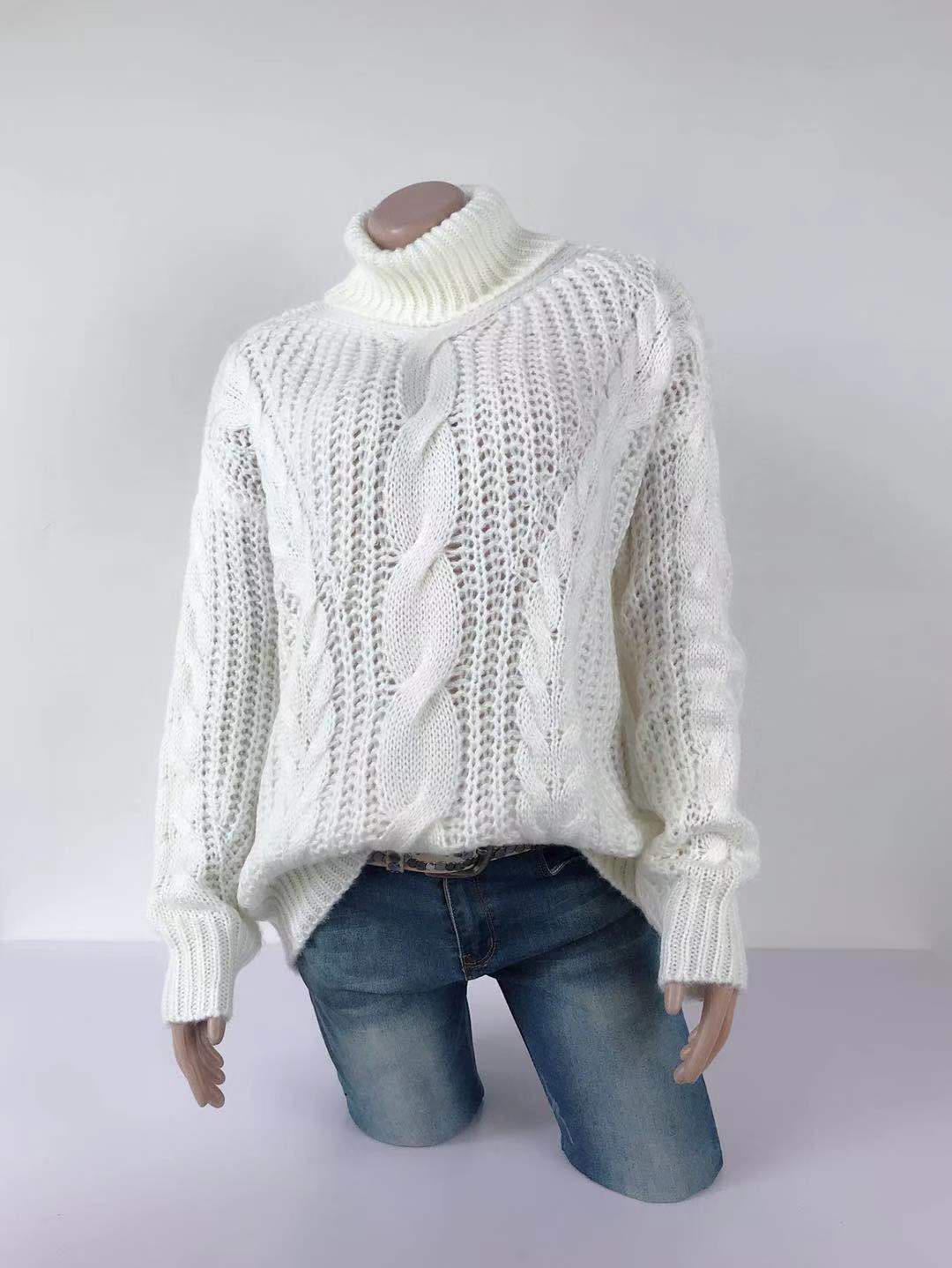 Miranda - Turtleneck Sweater in Knit