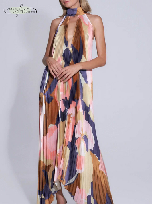 JULIE | MAXI DRESS WITH NECKHOLDER