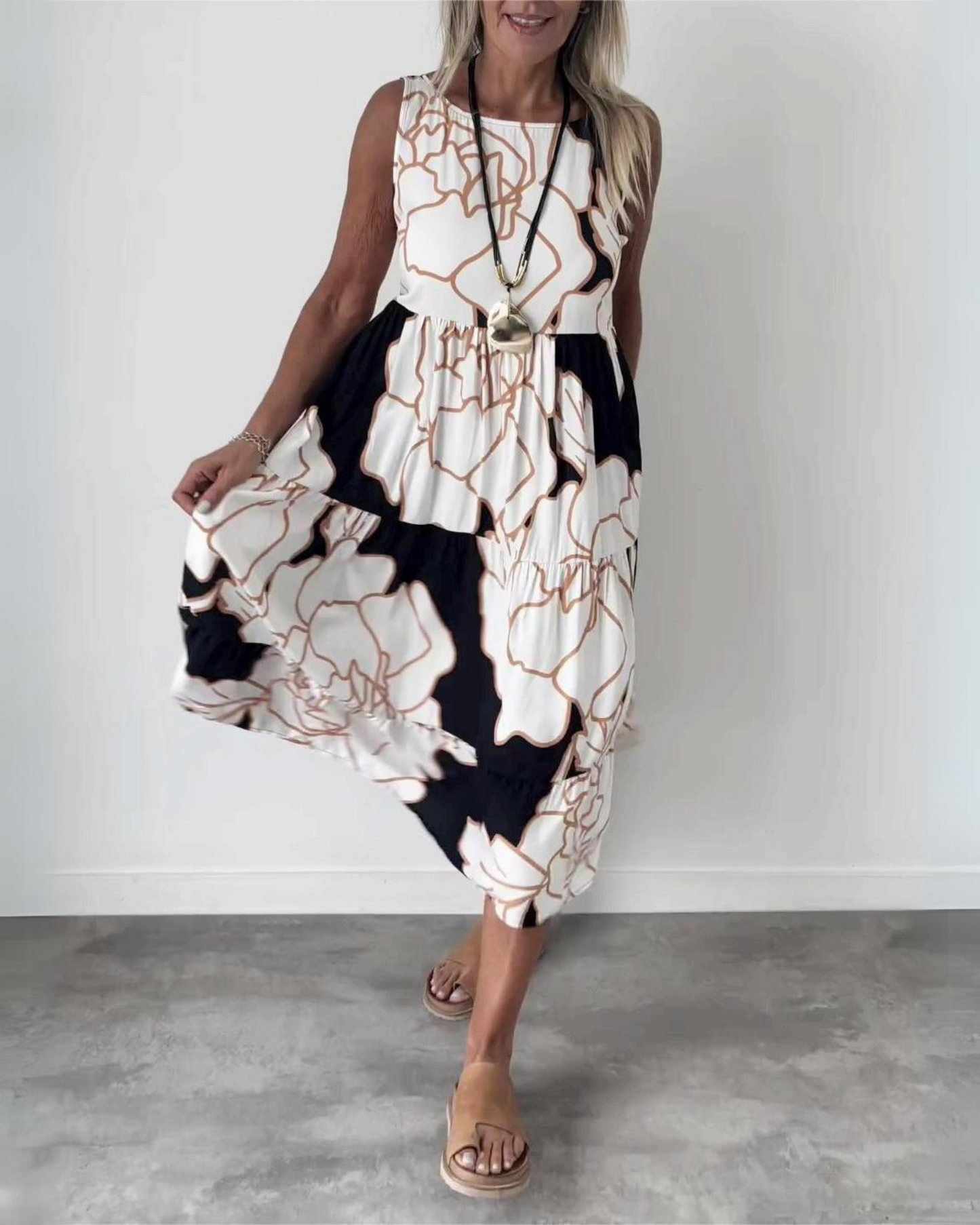 GRACE - STYLISH FLORAL BOHO DRESS