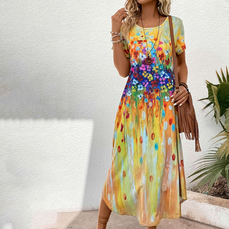 Colourful Bohemian Dress