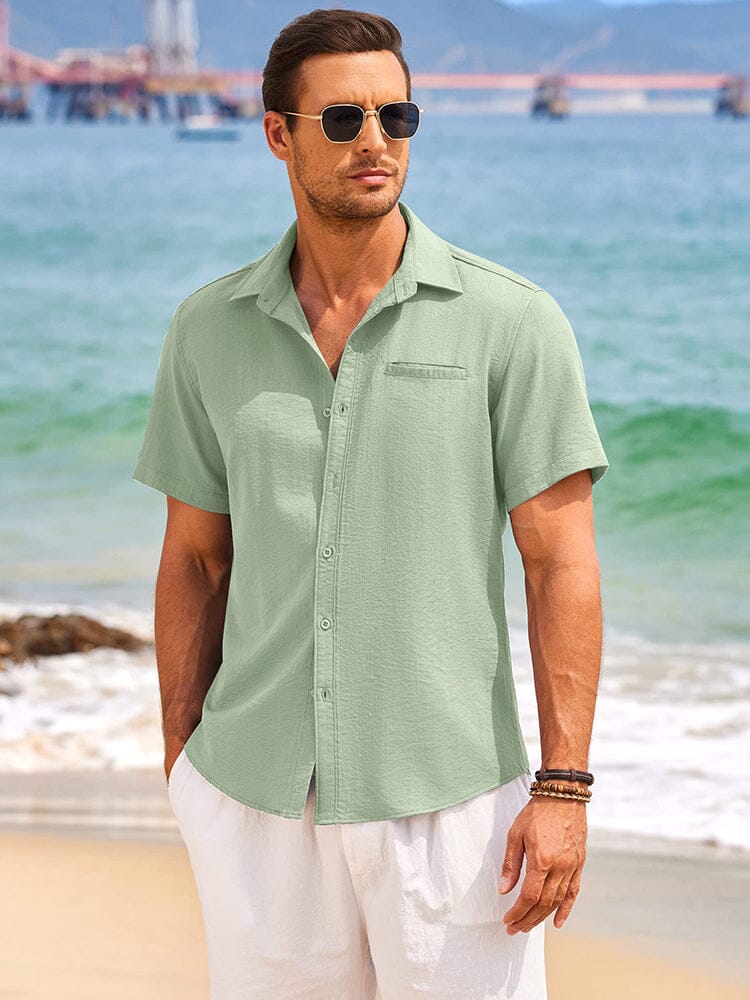 Casual Linen Button Down Shirt (US Only)